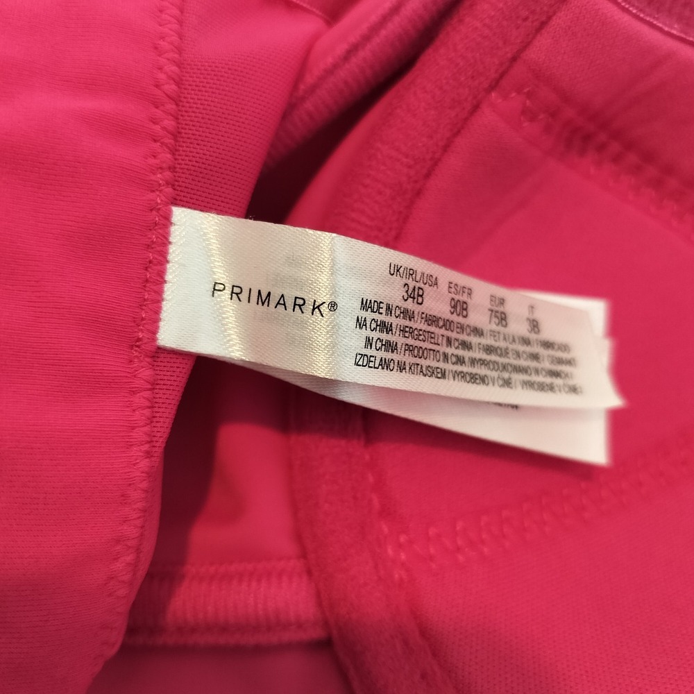 Primark Hot Pink Corset Bra Underwire Cami Y2K Sexy - Picture 8 of 8